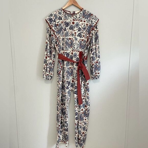 Carolina K Floral Long Sleeve Jumpsuit - Picture 1 of 5